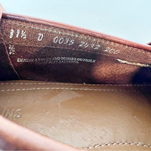 GH Bass Michael Kiltie Tassel WEEJUNS Loafer Mens 11.5 D Brown Preppy Business - Picture 9 of 13